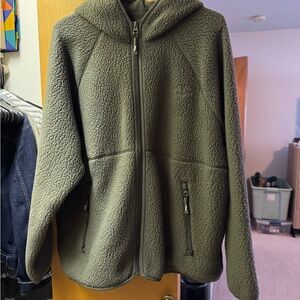 TNA Polartec fleece full zip hoodie